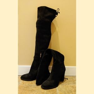 Vince Camuto Over the Knee Suede High Heeled Boots